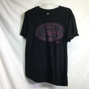 Fanatics Black San Francisco 49ers Graphic T-Shirt Sz M
